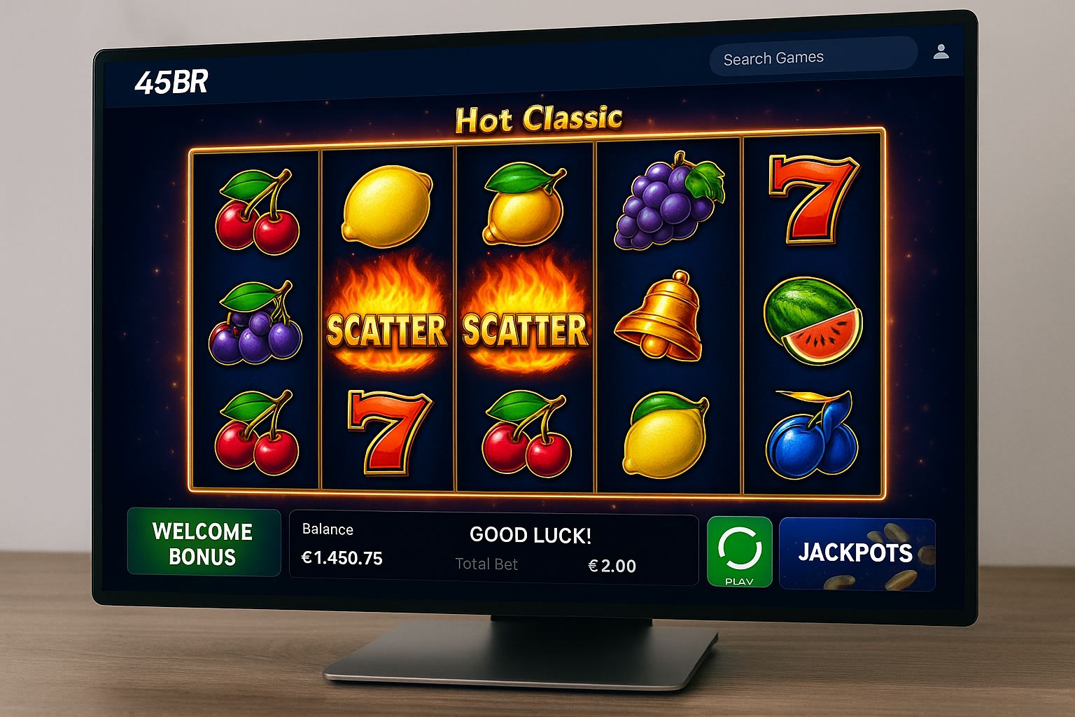 Jogos de Slot no Casino Online 45BR