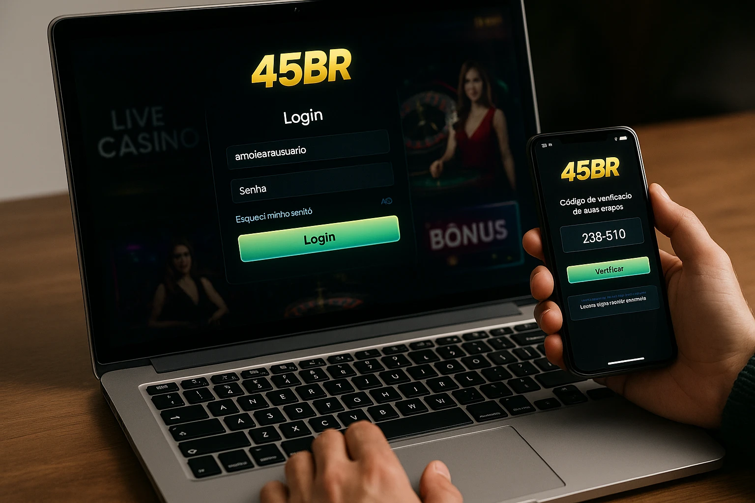 Não Perca tempo, o rRgistro na site 45BR