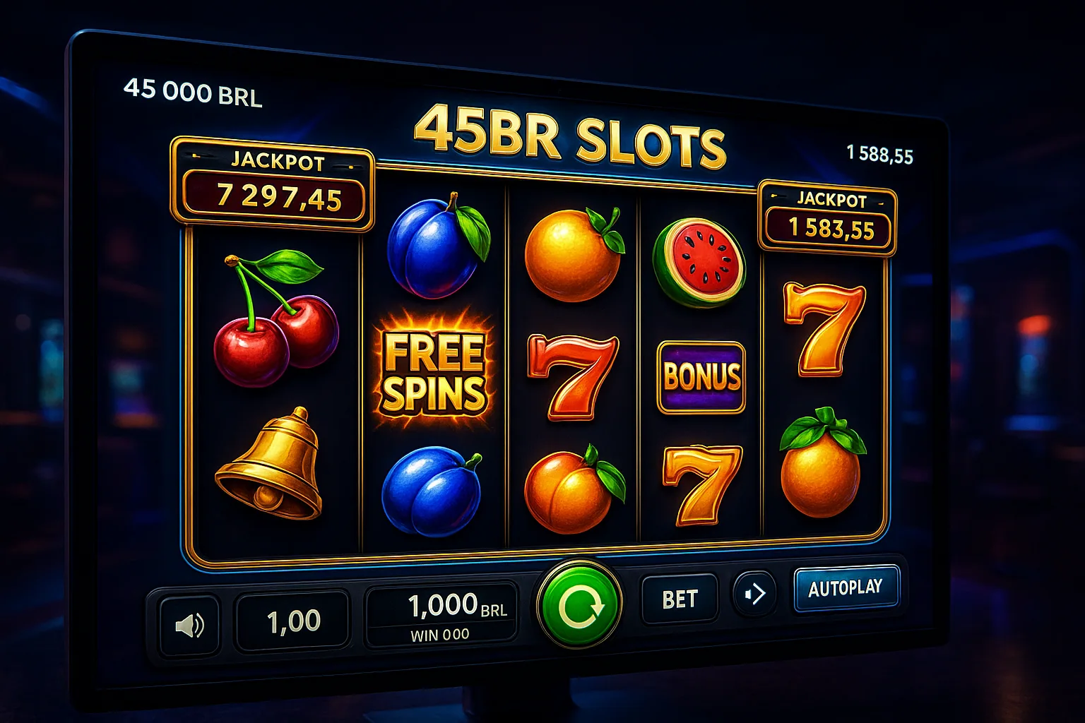 Explore o mundo das slot machines no 45BR Casino
